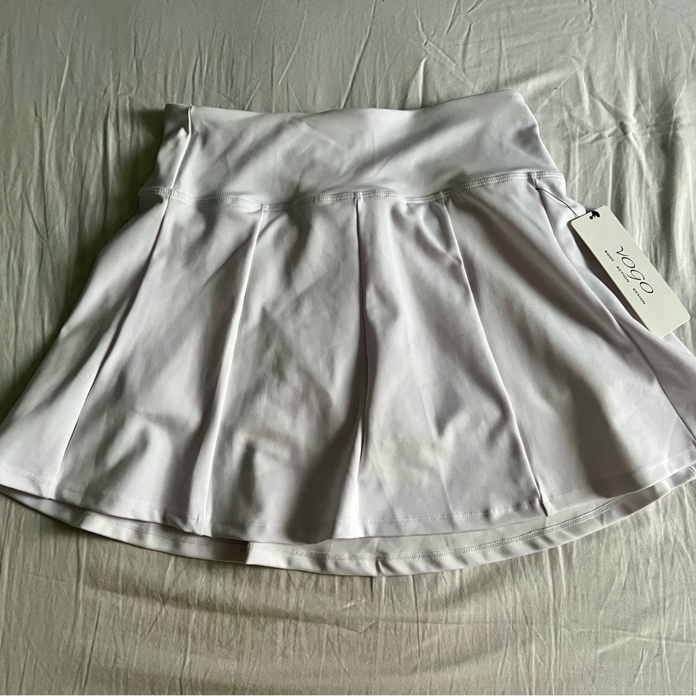 White skirt